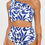 Thumbnail: Print One Shoulder Top & High Waist Bottoms Bikini Set