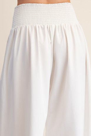 Thumbnail: Madeira High Waist Crop Pants - White