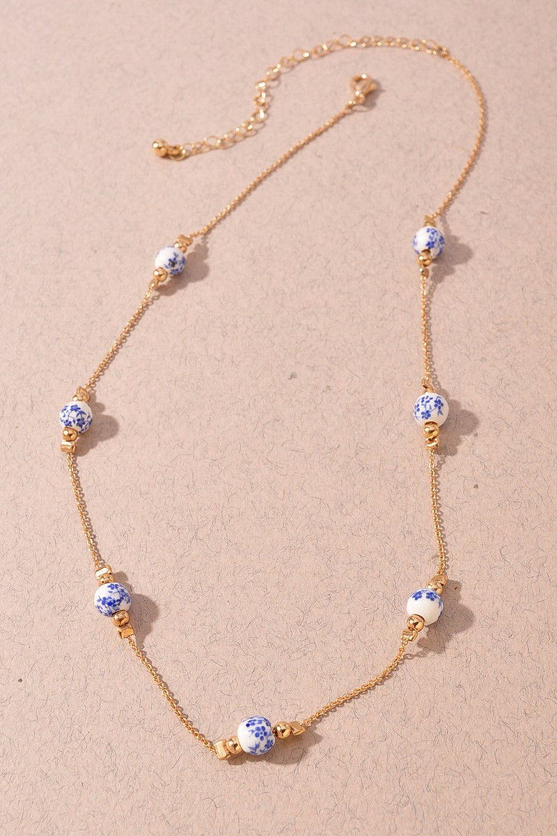 Seville Porcelain Necklace
