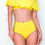Thumbnail: Off The Shoulder Ruffled Top & High Waist Bottoms Bikini Set