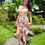 Thumbnail: Floral Print Bow Detail Skirt (Matching Top Available)