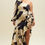 Thumbnail: Plus Print One Sleeve Asymmetric Ruffle Hem Maxi Dress