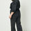 Thumbnail: Mineral Washed Tencel Adjustable Drawstring Shirt Jumpsuit