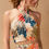Thumbnail: Floral Print Halter Crop Top (Matching Skirt Available)