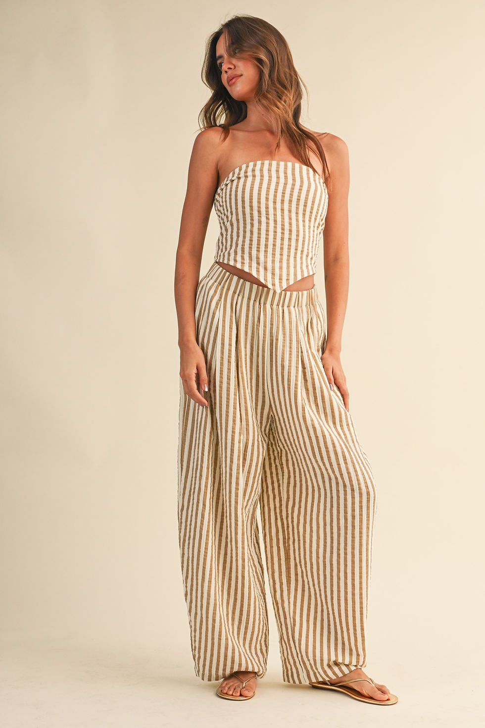 Thumbnail: Beaulieu Stripe Pants Set
