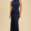 Thumbnail: Vera Mock Neck Open-Back Maxi Dress