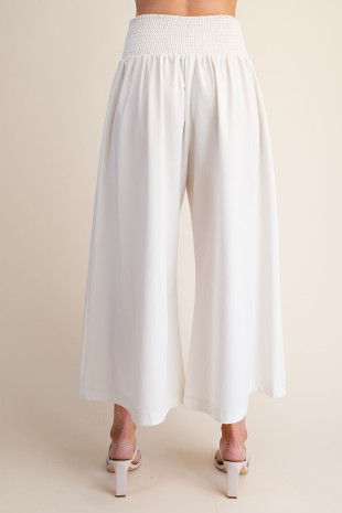 Thumbnail: Madeira High Waist Crop Pants - White
