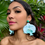 Thumbnail: Lunara Orchid Statement Earrings - Mint