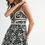 Thumbnail: Embroidered Cut Out A-Line Floral Dress