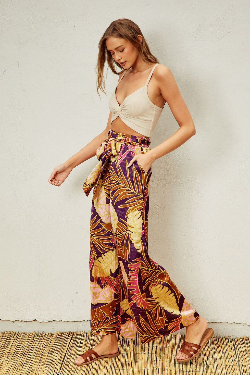 Thumbnail: Cassia Sol Wide Leg Pants
