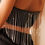 Thumbnail: Metal Fringe Strapless Crop Top