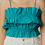 Thumbnail: Spaghetti Strap Ruffle Crop Top