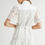 Thumbnail: Lace Collared Mini Belted Shirt Dress