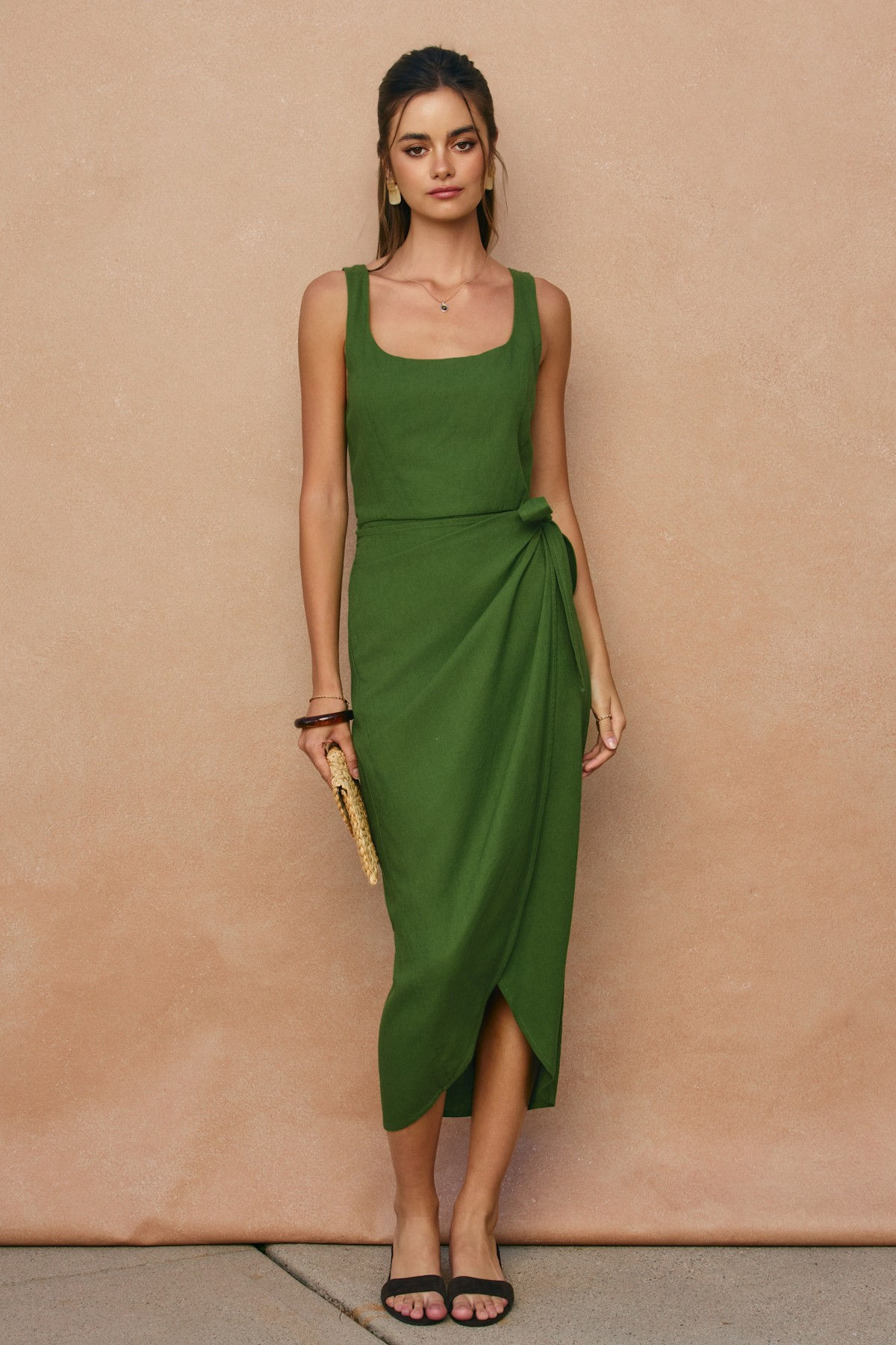 Verde Ravello Midi Dress