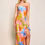Thumbnail: Floral Strapless Ruffle Slit Maxi Dress