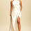 Thumbnail: Mock Neck Wrap Skirt Maxi Dress