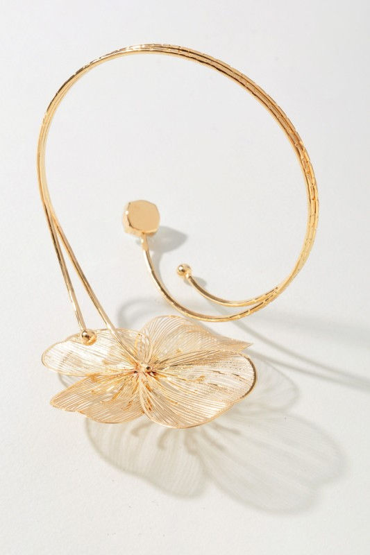 Thumbnail: Seraya Bloom Arm Cuff Bracelet