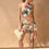Thumbnail: Floral Print Halter Crop Top (Matching Skirt Available)