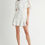 Thumbnail: Lace Collared Mini Belted Shirt Dress