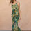 Thumbnail: Rainforest Reverie Cotton Wide-Leg Jumpsuit