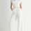 Thumbnail: Cotton Embroidered Detail Short Sleeve Jumpsuit - White