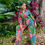 Thumbnail: Tropical Print Elastic Waist Pants (Matching Top Available)