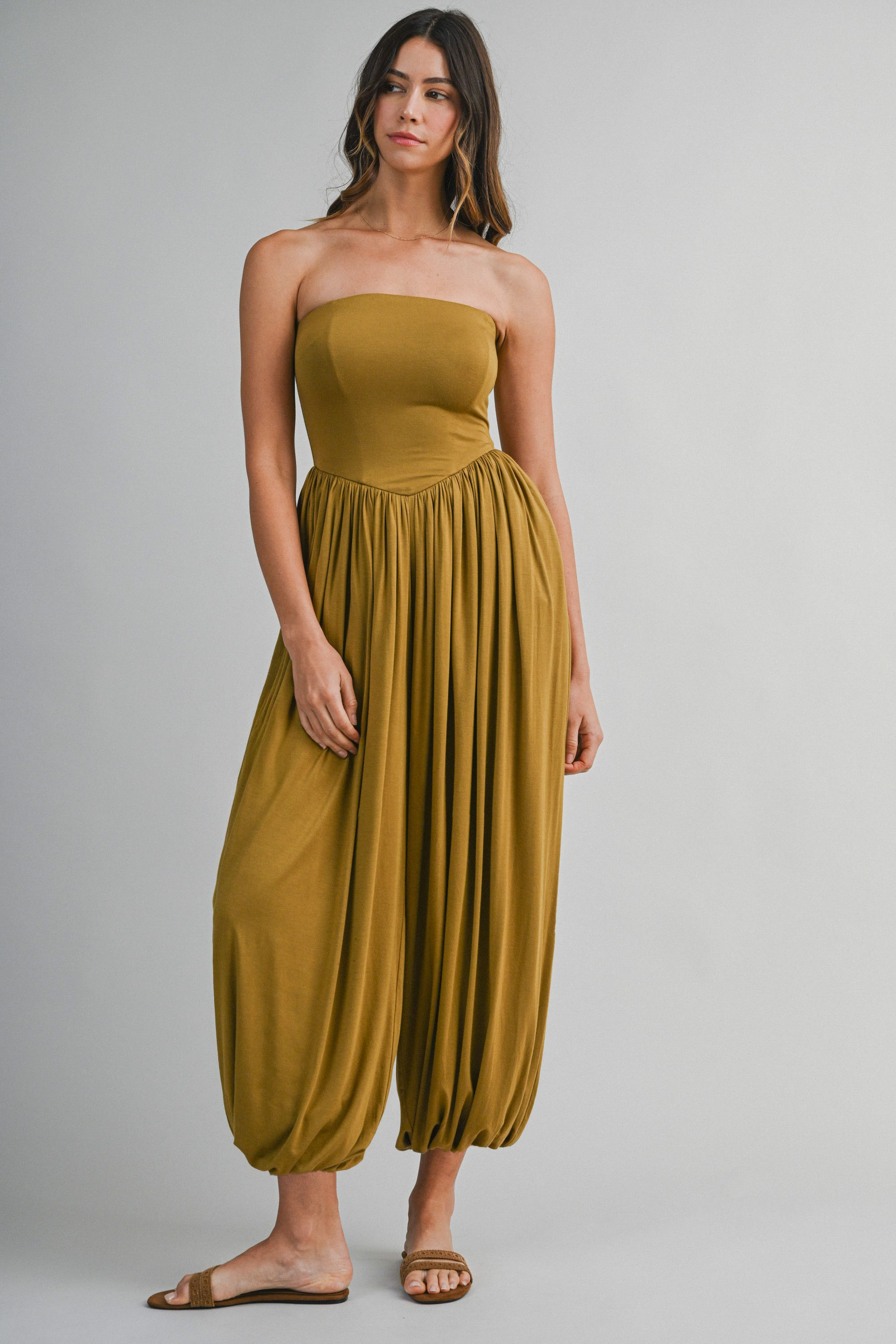 Zuri Strapless Loose Fit Jumpsuit