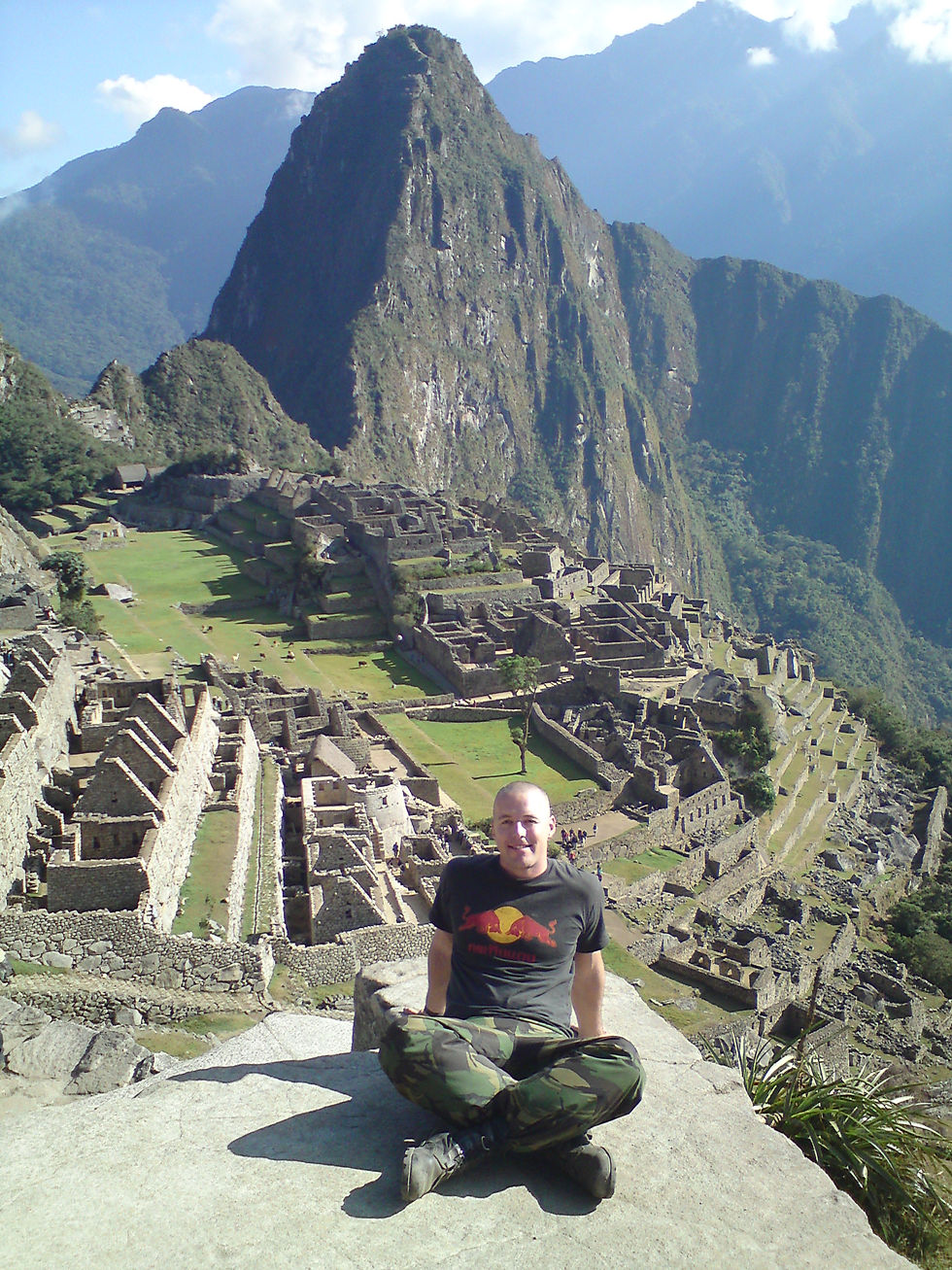 Dr. Craig Thorley at Machu Picchu in Peru