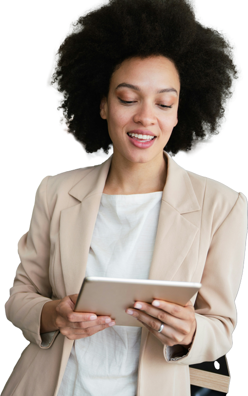 Lawyer who is easily managing their will bank from the Custodius app. 