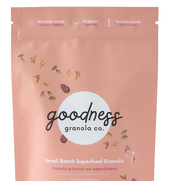 Organic, low-sugar, gluten-free granola