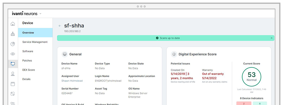 IVANTI DEX