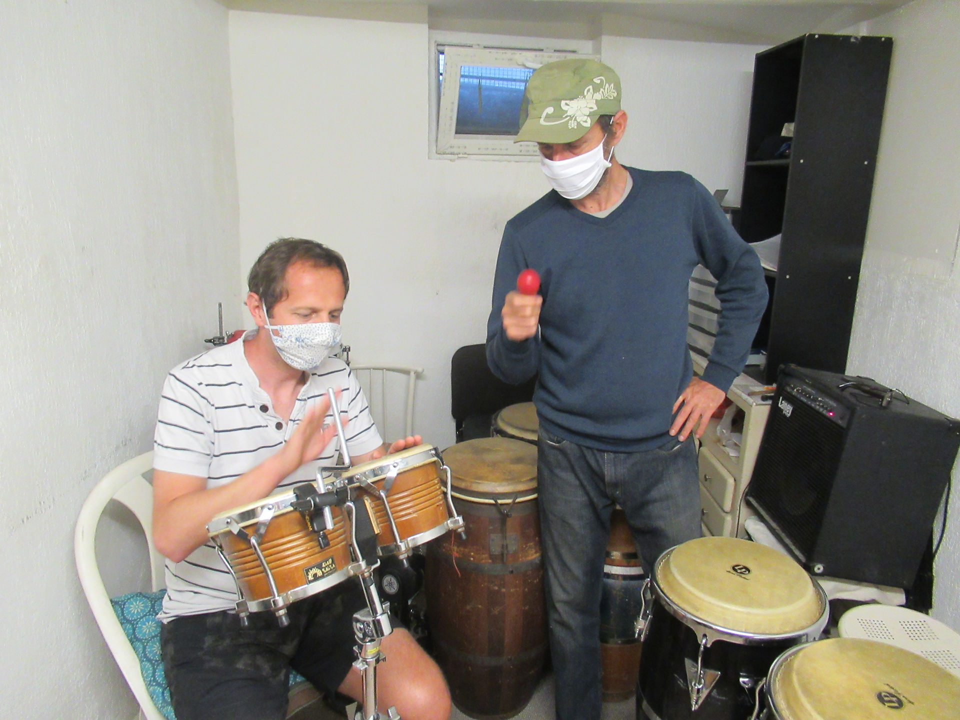 Cours de percussions - bongos