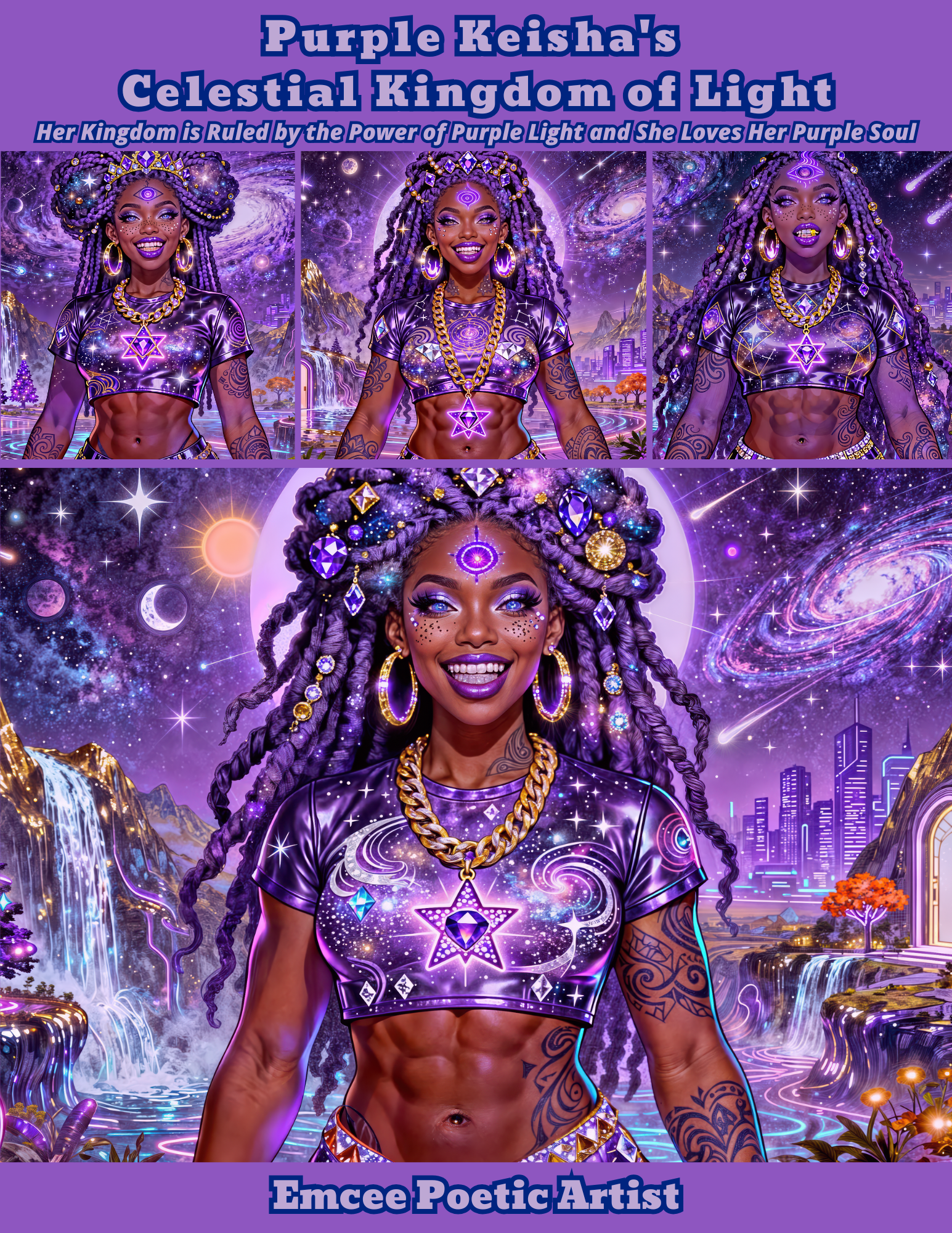 Purple Keisha's Celestial Kingdom of Light (Adult Fiction)