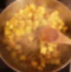 Saag aloo with not your nana's piccalilli kraut