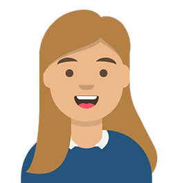 Cartoon Version of Office Manager of OBHC Inc. Chrissy Jenkins