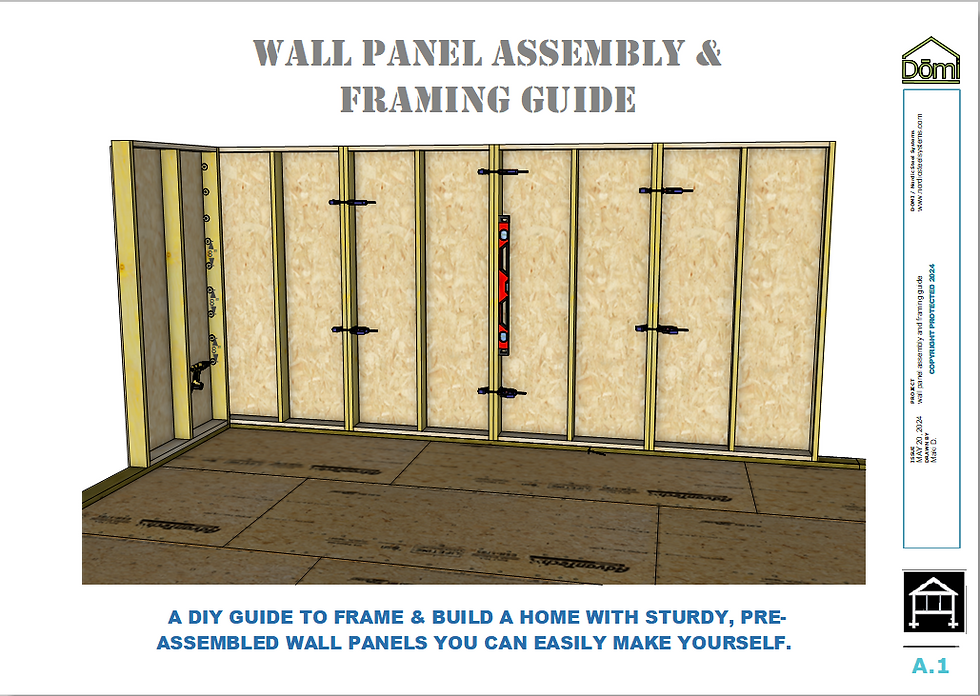 PANEL ASSEMBLY & FRAMING GUIDE