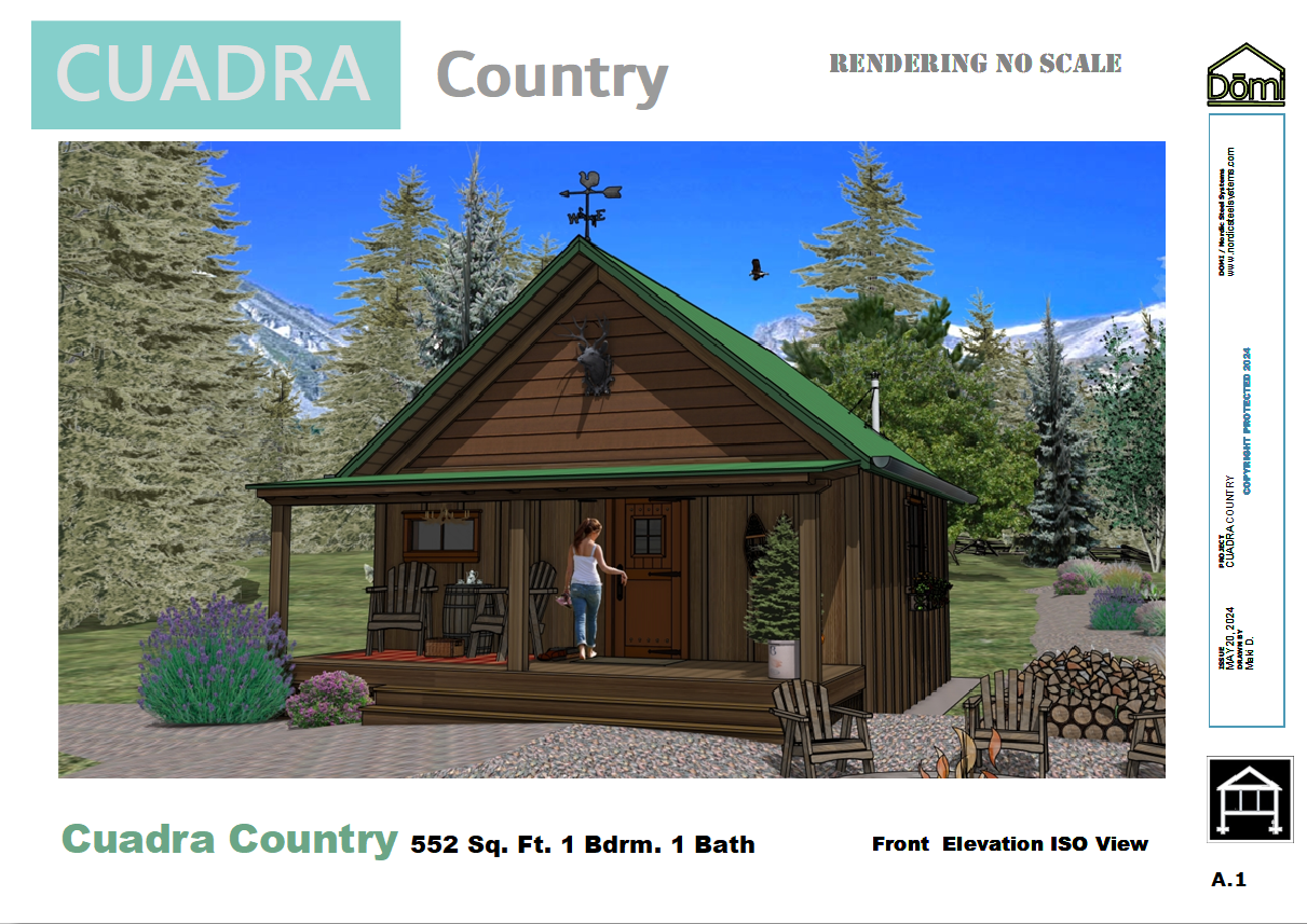 CUADRA COUNTRY, 552 SQ. FT. 1BDRM. / 1 BATH,  153 PAGES.
