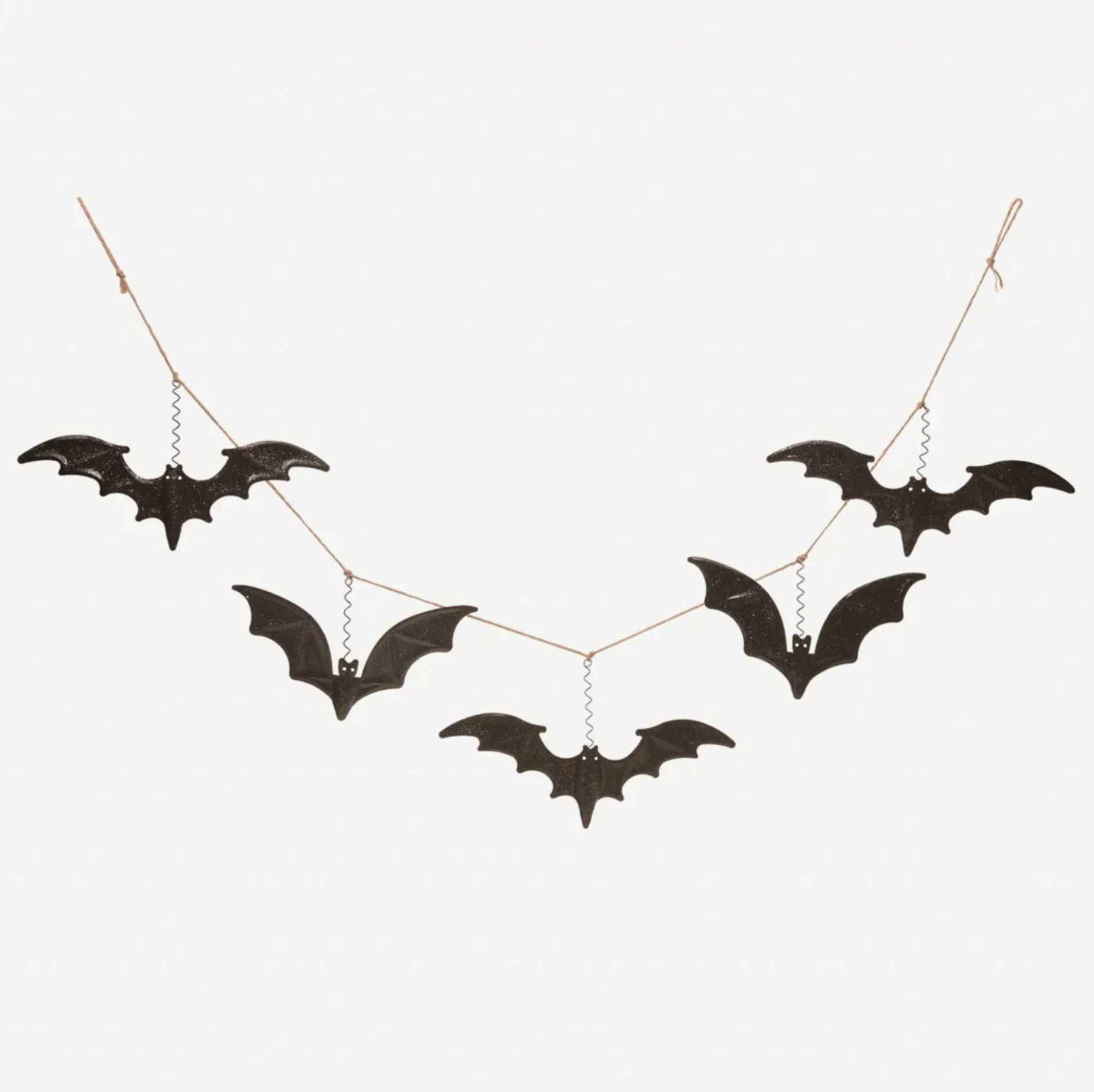 Large Glitter Bat Garland - 60 inch