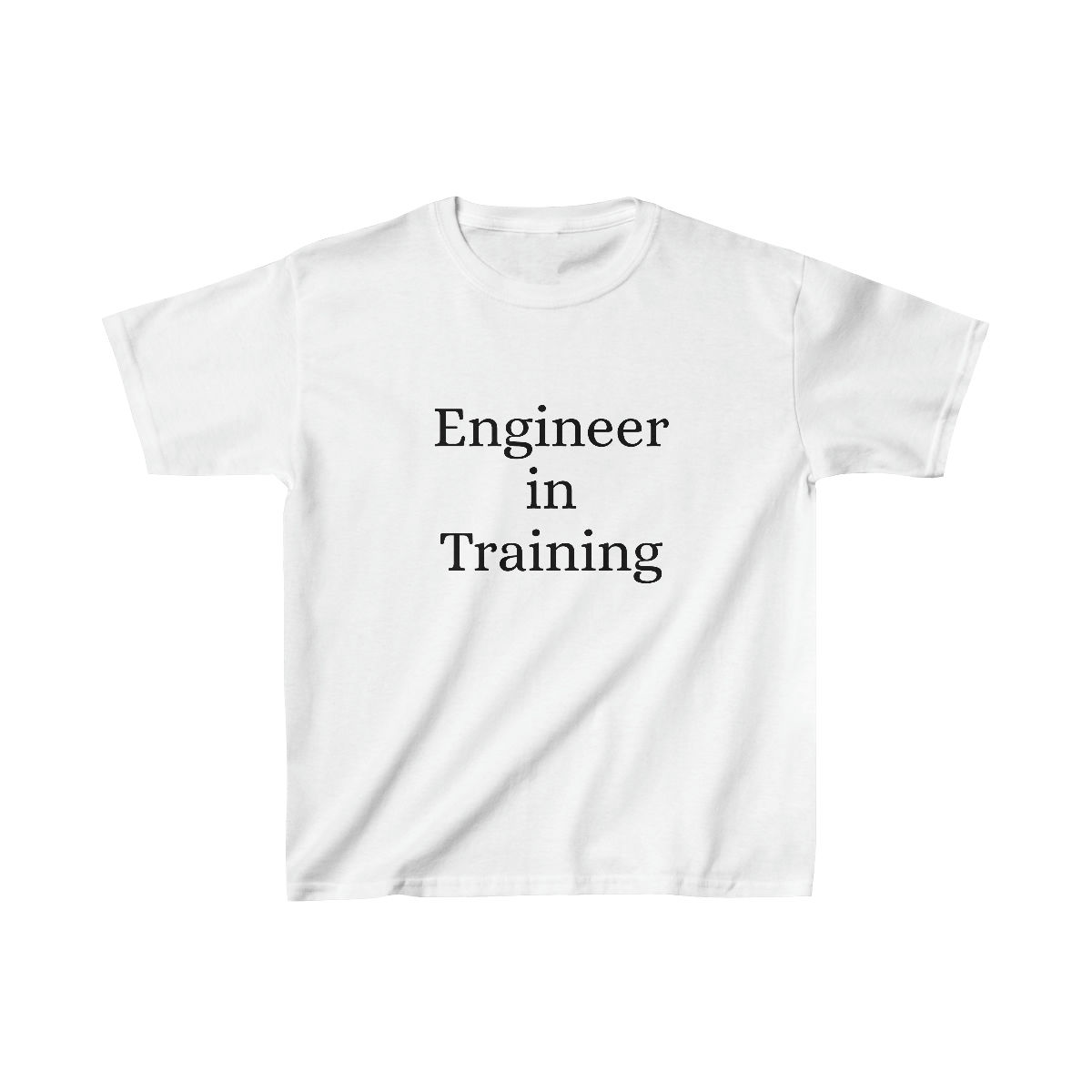 Engineer in Training Kids Tee - Pure Cotton