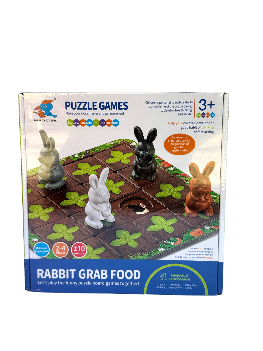 Rabbit Grab Food - Puzzle