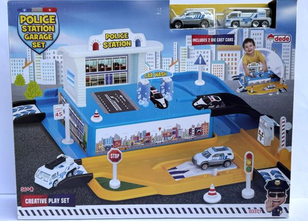 Police Station Garage Set – Set Lojërash Stacion Policie me Makina