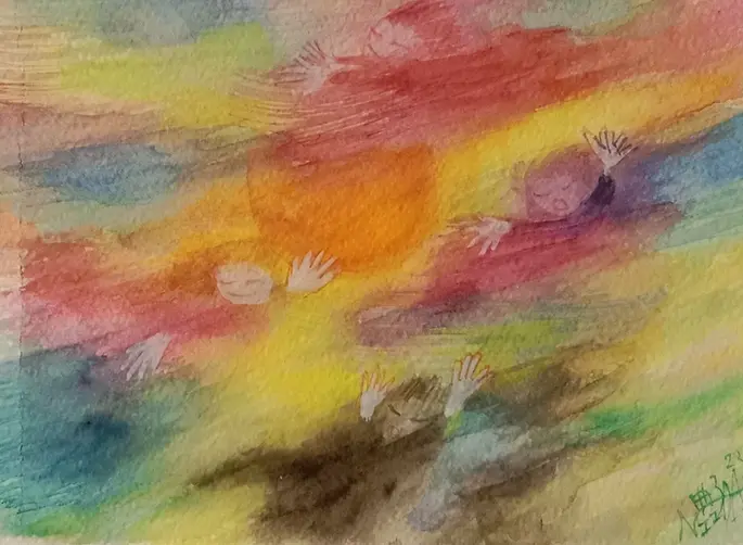 Dancing in the sky