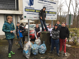 Sensibilisation des élèves à la propreté!