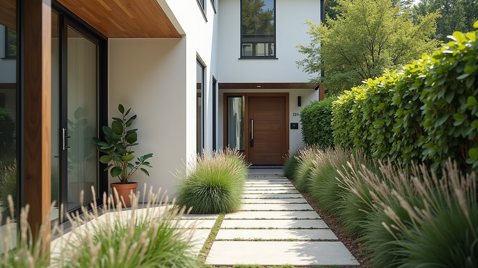 High angle view of a clean exterior enhancing property value