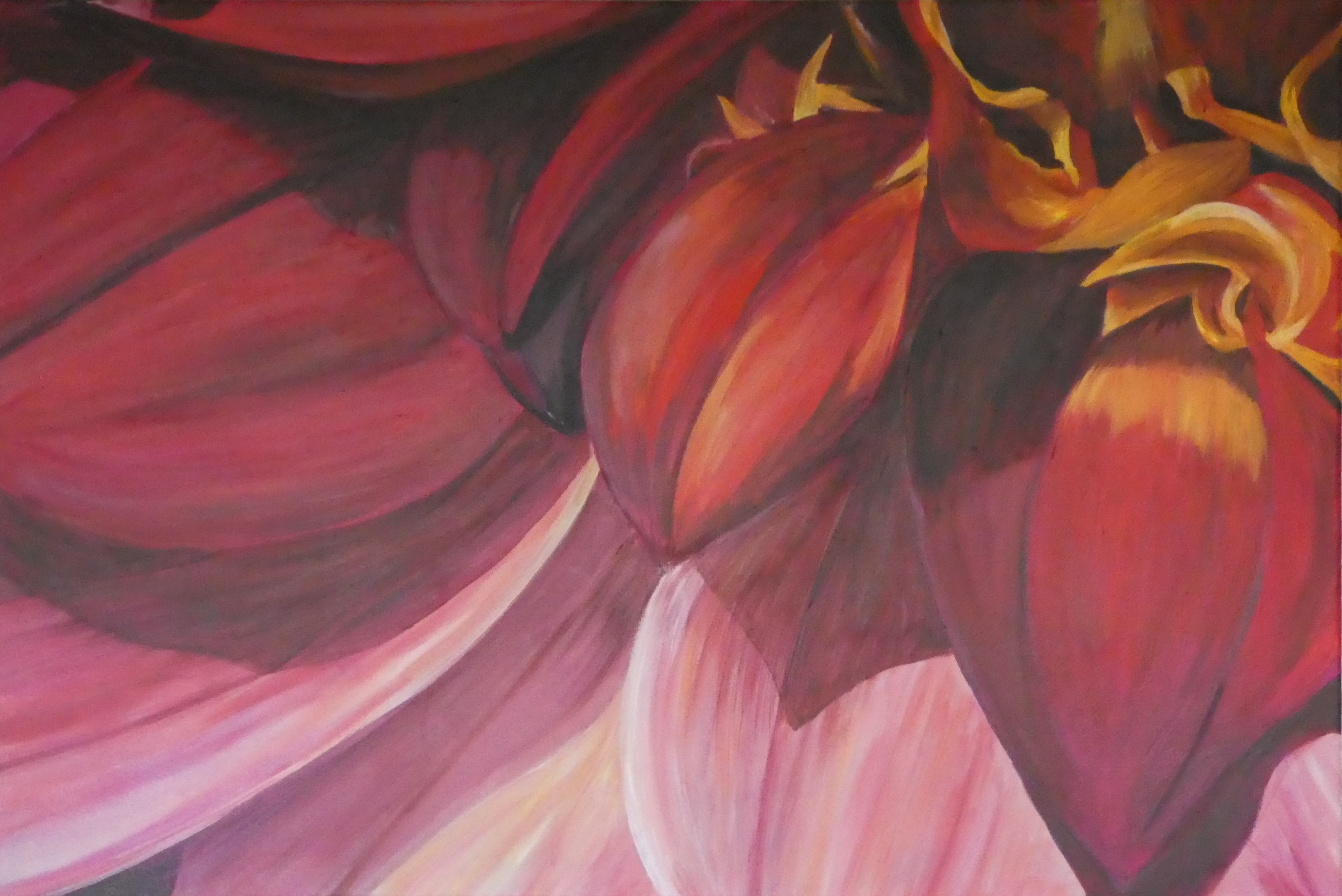 Fiery Dahlia by Audrey Bowling