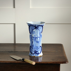 Biblical Delft vase