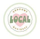 support local businesses logo