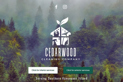Cedarwood Cleaning Website built for local cleaning company by Digital Unicorn
