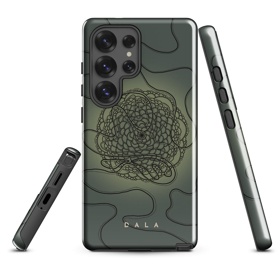 Thumbnail: Fluidity Sage Olive, Minimal Phone Case for Samsung