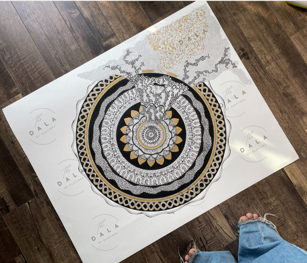 Artwork Drawdown Example The Process Behind the Art: A closer look at how my drawings are given life